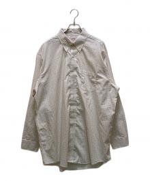 BROOKS BROTHERS 346（ブルックスブラザーズ 346）の古着「チェックシャツ」｜ホワイト