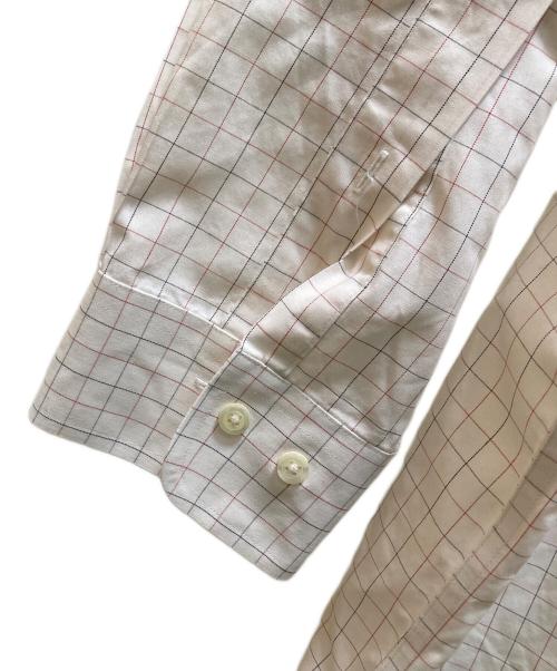 BROOKS BROTHERS 346（ブルックスブラザーズ 346）BROOKS BROTHERS 346 (ブルックスブラザーズ 346) チェックシャツ ホワイト サイズ:17　1/2の古着・服飾アイテム