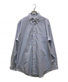 BROOKS BROTHERS（ブルックスブラザーズ）の古着「チェック柄BDシャツ」｜ブルー
