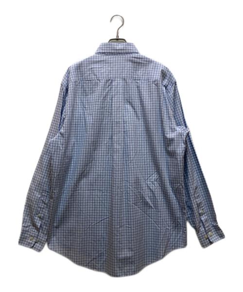 BROOKS BROTHERS（ブルックスブラザーズ）BROOKS BROTHERS (ブルックスブラザーズ) チェック柄BDシャツ ブルー サイズ:Mの古着・服飾アイテム
