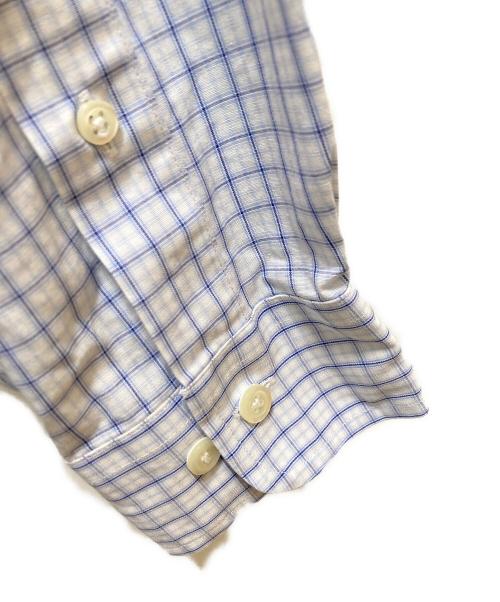 BROOKS BROTHERS（ブルックスブラザーズ）BROOKS BROTHERS (ブルックスブラザーズ) チェック柄BDシャツ ブルー サイズ:Mの古着・服飾アイテム