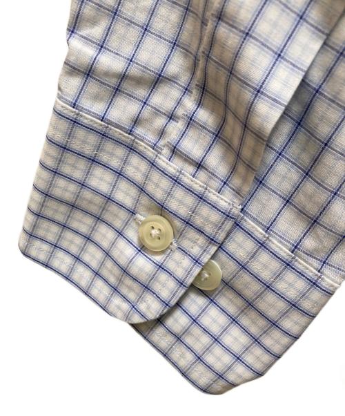 BROOKS BROTHERS（ブルックスブラザーズ）BROOKS BROTHERS (ブルックスブラザーズ) チェック柄BDシャツ ブルー サイズ:Mの古着・服飾アイテム