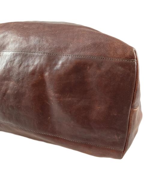 IL BISONTE（イル ビゾンテ）IL BISONTE (イル ビゾンテ) ヴアッケッタ レザートートバッグ ブラウンの古着・服飾アイテム