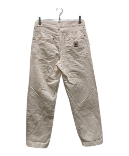 CarHartt（カーハート）CarHartt (カーハート) WIP WESLEY PANT Natural garment dyed ホワイト サイズ:30の古着・服飾アイテム