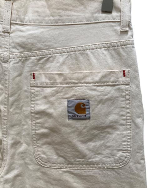 CarHartt（カーハート）CarHartt (カーハート) WIP WESLEY PANT Natural garment dyed ホワイト サイズ:30の古着・服飾アイテム