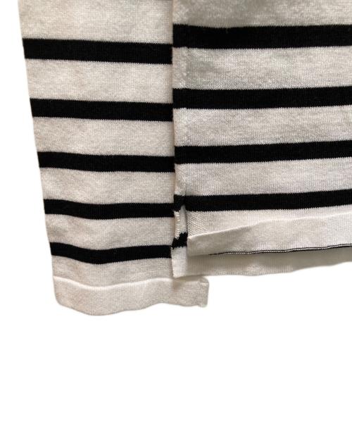 IENA（イエナ）IENA (イエナ) SEATTLE度詰めボーダーボートネックニット ホワイト サイズ:不明の古着・服飾アイテム