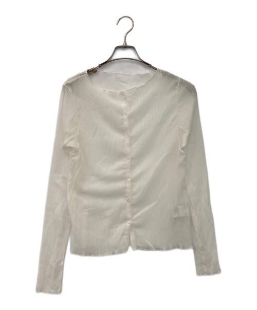 Noble（ノーブル）Noble (ノーブル) シアークレープ2WAYロングTシャツ ベージュ サイズ:不明の古着・服飾アイテム