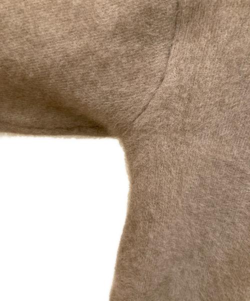 ELENDEEK（エレンディーク）ELENDEEK (エレンディーク) ラクーンミックスウールカーディガン ブラウン サイズ:FREEの古着・服飾アイテム