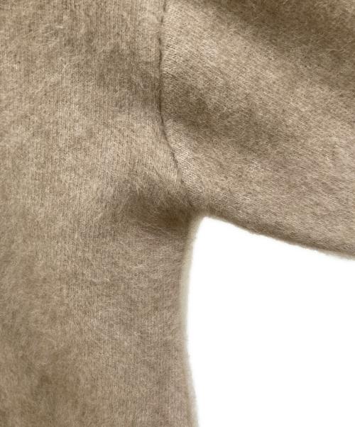 ELENDEEK（エレンディーク）ELENDEEK (エレンディーク) ラクーンミックスウールカーディガン ブラウン サイズ:FREEの古着・服飾アイテム