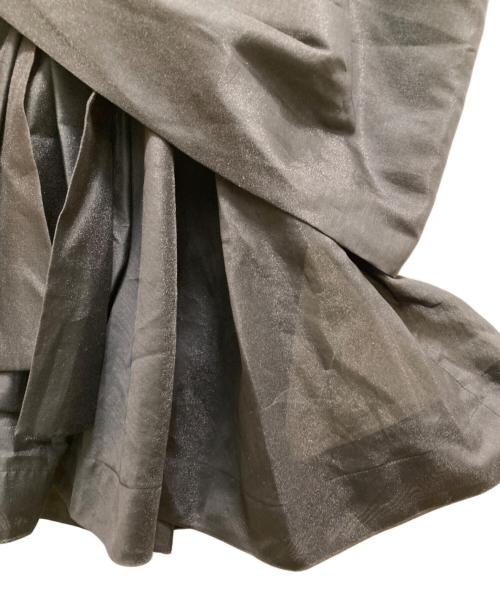 FRAY ID（フレイ アイディー）FRAY ID (フレイ アイディー) カットコンビペプラムトップス ブラック サイズ:不明の古着・服飾アイテム