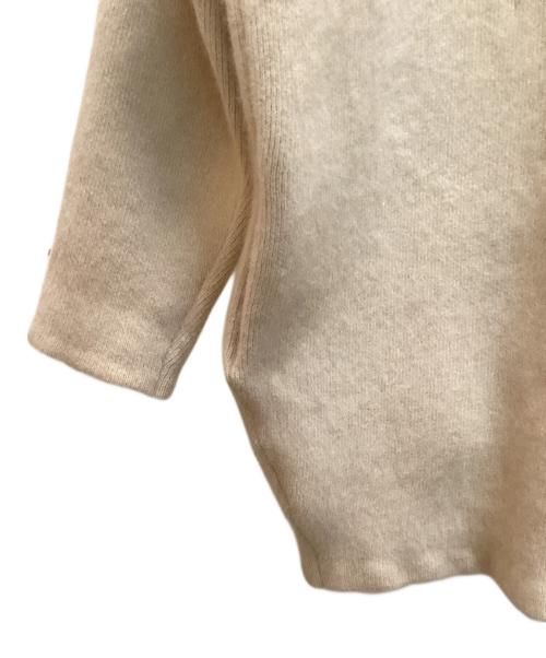 ELENDEEK（エレンディーク）ELENDEEK (エレンディーク) ラクーンミックスウールカーディガン ベージュ サイズ:Freeの古着・服飾アイテム