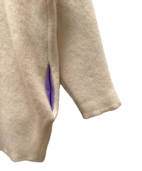 ELENDEEK（エレンディーク）ELENDEEK (エレンディーク) ラクーンミックスウールカーディガン ベージュ サイズ:Freeの古着・服飾アイテム