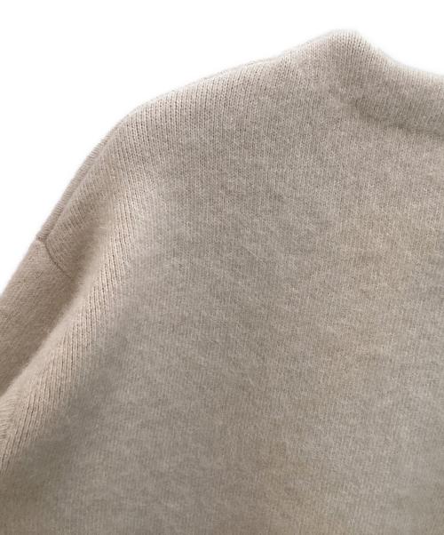 ELENDEEK（エレンディーク）ELENDEEK (エレンディーク) ラクーンミックスウールカーディガン ベージュ サイズ:Freeの古着・服飾アイテム
