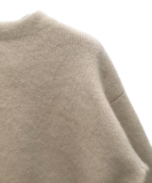 ELENDEEK（エレンディーク）ELENDEEK (エレンディーク) ラクーンミックスウールカーディガン ベージュ サイズ:Freeの古着・服飾アイテム