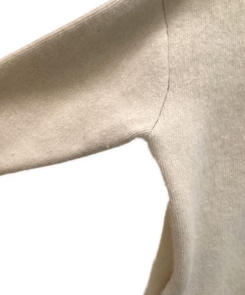 ELENDEEK（エレンディーク）ELENDEEK (エレンディーク) ラクーンミックスウールカーディガン ベージュ サイズ:Freeの古着・服飾アイテム