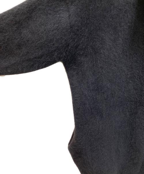ELENDEEK（エレンディーク）ELENDEEK (エレンディーク) ラクーンミックスウールカーディガン ブラック サイズ:FREEの古着・服飾アイテム