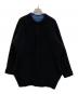ELENDEEK（エレンディーク）の古着「ラクーンミックスウールカーディガン」｜ブラック
