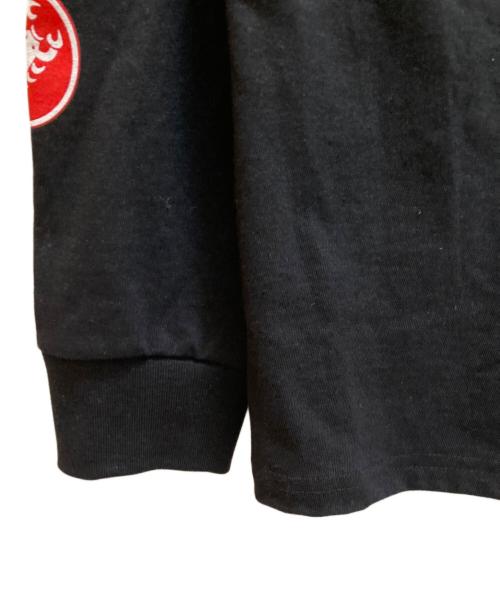 SUPREME（シュプリーム）SUPREME (シュプリーム) SPONGEBOB (スポンジボブ) スポンジ ボブ カステッリ レーシング L/S カットソー ブラック サイズ:Lの古着・服飾アイテム