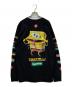 SUPREME (シュプリーム) SPONGEBOB (スポンジボブ) スポンジ ボブ カステッリ レーシング L/S カットソー ブラック サイズ:L：17000円
