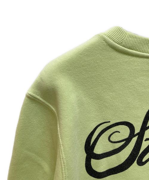 stussy（ステューシー）stussy (ステューシー) world tour sweat shirts グリーン サイズ:Mの古着・服飾アイテム