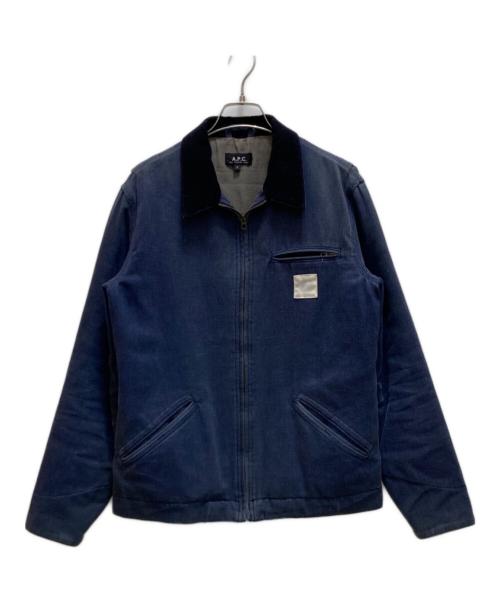 A.P.C.（アーペーセー）A.P.C. (アーペーセー) デトロイトジャケット ブルー サイズ:Sの古着・服飾アイテム