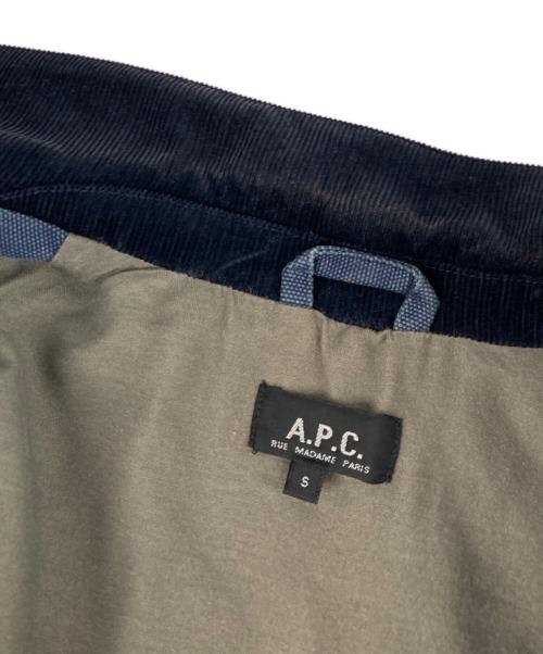 A.P.C.（アーペーセー）A.P.C. (アーペーセー) デトロイトジャケット ブルー サイズ:Sの古着・服飾アイテム