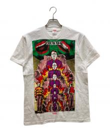 SUPREME（シュプリーム）の古着「ロゴ ギルバートアンドジョージ デス Tシャツ」｜ホワイト