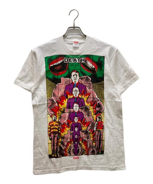 SUPREME（シュプリーム）Supreme (シュプリーム) ロゴ ギルバートアンドジョージ デス Tシャツ ホワイト サイズ:S 未使用品の古着・服飾アイテム