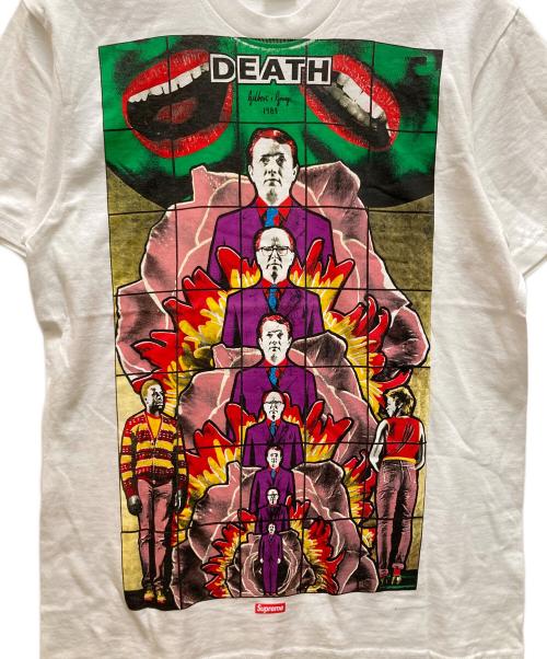 SUPREME（シュプリーム）Supreme (シュプリーム) ロゴ ギルバートアンドジョージ デス Tシャツ ホワイト サイズ:S 未使用品の古着・服飾アイテム