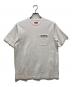 Supreme（シュプリーム）の古着「ロゴ刺繍ポケットTシャツ」｜ホワイト