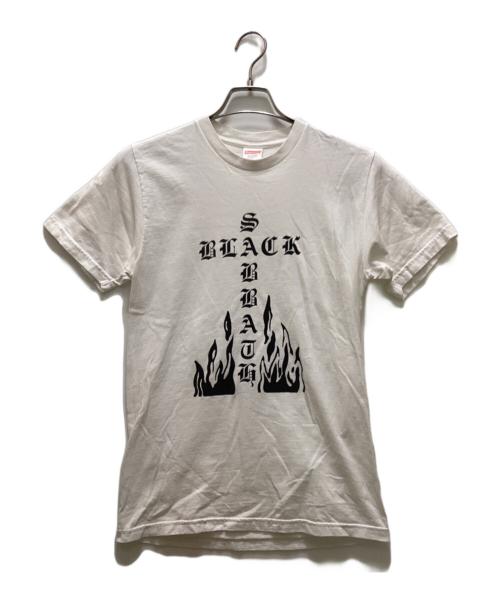 SUPREME（シュプリーム）Supreme (シュプリーム) Black Sabbath (ブラックサバス) コラボクロスTシャツ ホワイト サイズ:Sの古着・服飾アイテム