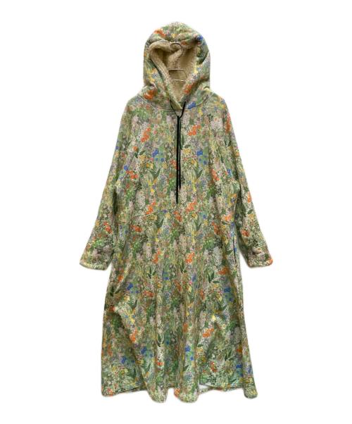 yukiemon（ユキエモン）yukiemon (ユキエモン) ボタニカルスウェットワンピース グリーン サイズ:3Lの古着・服飾アイテム