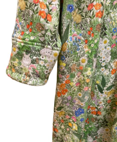 yukiemon（ユキエモン）yukiemon (ユキエモン) ボタニカルスウェットワンピース グリーン サイズ:3Lの古着・服飾アイテム
