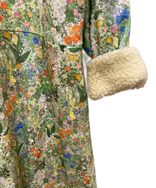 yukiemon（ユキエモン）yukiemon (ユキエモン) ボタニカルスウェットワンピース グリーン サイズ:3Lの古着・服飾アイテム