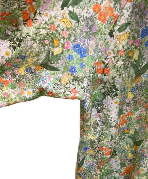 yukiemon（ユキエモン）yukiemon (ユキエモン) ボタニカルスウェットワンピース グリーン サイズ:3Lの古着・服飾アイテム