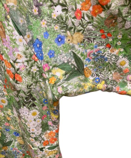 yukiemon（ユキエモン）yukiemon (ユキエモン) ボタニカルスウェットワンピース グリーン サイズ:3Lの古着・服飾アイテム