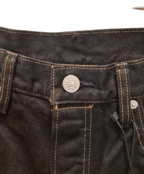 stussy（ステューシー）stussy (ステューシー) LEVI'S (リーバイス) コラボ クリスピー リンス ジーンズ ブラック サイズ:W34 L32 未使用品の古着・服飾アイテム