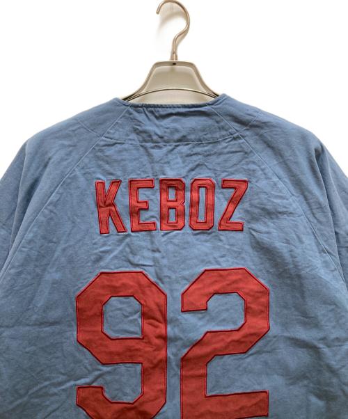 KEBOZ（ケボズ）KEBOZ (ケボズ) ベースボールシャツ ブルー サイズ:Ⅼの古着・服飾アイテム