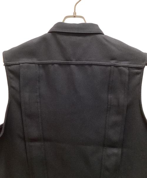 Wrangler（ラングラー）Wrangler (ラングラー) WEGO (ウィゴー) 別注Wrangler vest ブラック サイズ:Ⅼの古着・服飾アイテム