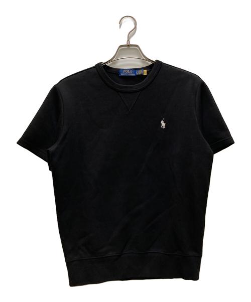 POLO RALPH LAUREN（ポロ・ラルフローレン）POLO RALPH LAUREN (ポロ・ラルフローレン) 半袖スウエットシャツ ブラック サイズ:Sの古着・服飾アイテム