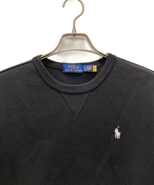 POLO RALPH LAUREN（ポロ・ラルフローレン）POLO RALPH LAUREN (ポロ・ラルフローレン) 半袖スウエットシャツ ブラック サイズ:Sの古着・服飾アイテム