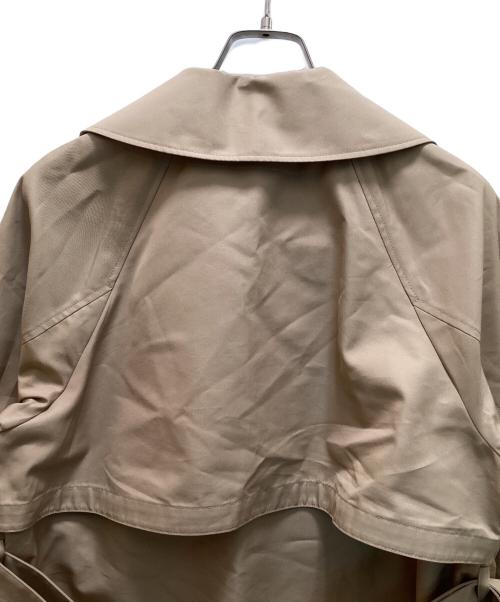 PLST（プラステ）PLST (プラステ) リラクシーショートトレンチコート ベージュ サイズ:Mの古着・服飾アイテム