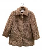 BABYLONEバビロン）の古着「プードルミドルコート」｜ベージュ