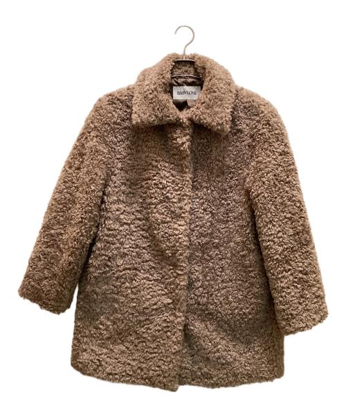 BABYLONE（バビロン）BABYLONE (バビロン) プードルミドルコート ベージュ サイズ:FREEの古着・服飾アイテム