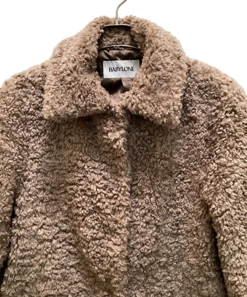 BABYLONE（バビロン）BABYLONE (バビロン) プードルミドルコート ベージュ サイズ:FREEの古着・服飾アイテム