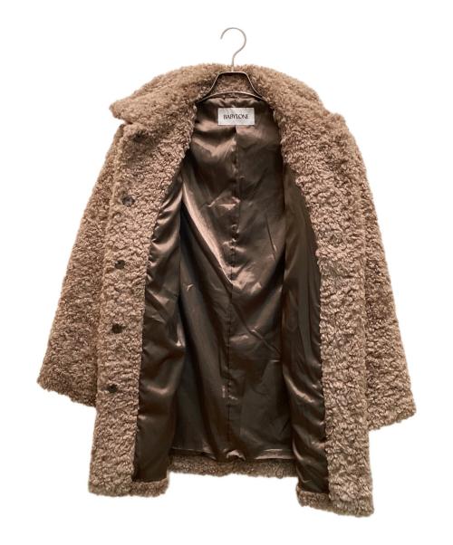 BABYLONE（バビロン）BABYLONE (バビロン) プードルミドルコート ベージュ サイズ:FREEの古着・服飾アイテム
