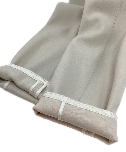 BALLSEY（ボールジィ）BALLSEY (ボールジィ) ニードルジャージー ノーカラージャケット ベージュ サイズ:36の古着・服飾アイテム