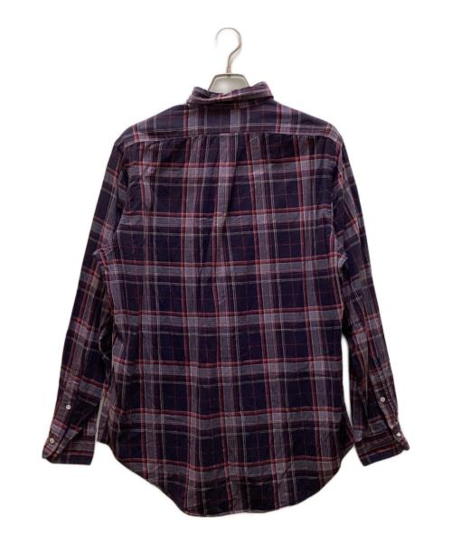 POLO RALPH LAUREN（ポロ・ラルフローレン）POLO RALPH LAUREN (ポロ・ラルフローレン) BDチェックシャツ ネイビー サイズ:Lの古着・服飾アイテム