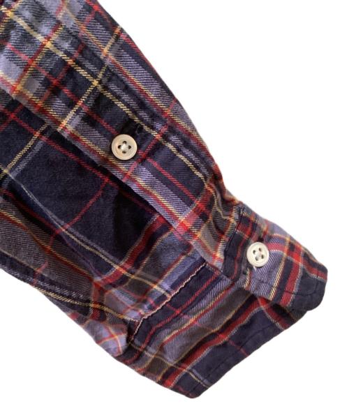 POLO RALPH LAUREN（ポロ・ラルフローレン）POLO RALPH LAUREN (ポロ・ラルフローレン) BDチェックシャツ ネイビー サイズ:Lの古着・服飾アイテム