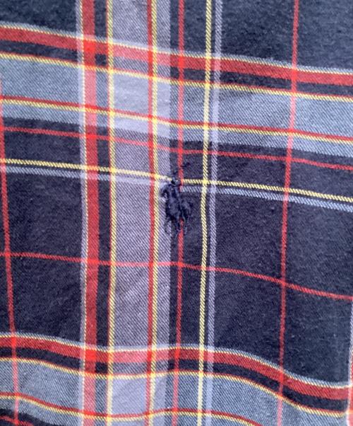 POLO RALPH LAUREN（ポロ・ラルフローレン）POLO RALPH LAUREN (ポロ・ラルフローレン) BDチェックシャツ ネイビー サイズ:Lの古着・服飾アイテム